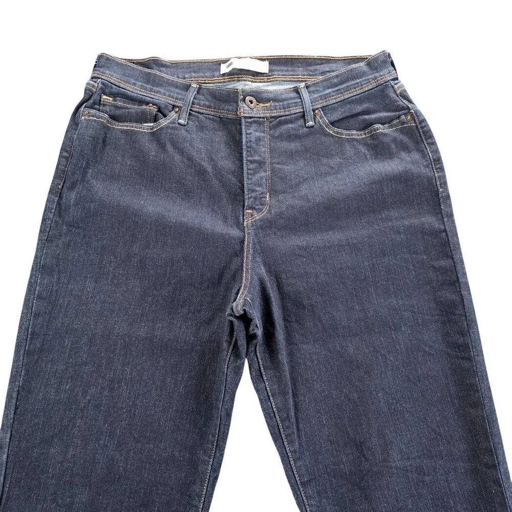 Levis 512 Perfectly Slimming Bootcut Jeans Dark Wash Indigo Womens 14M -W32 L32